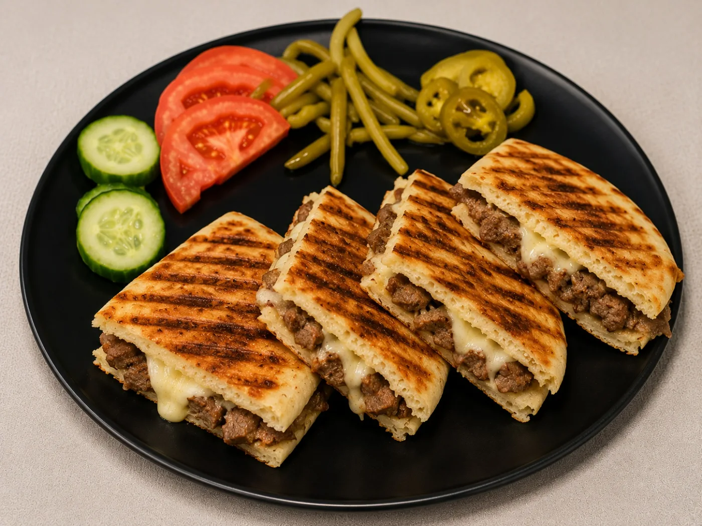 Kavurmalı Bazlama Tost