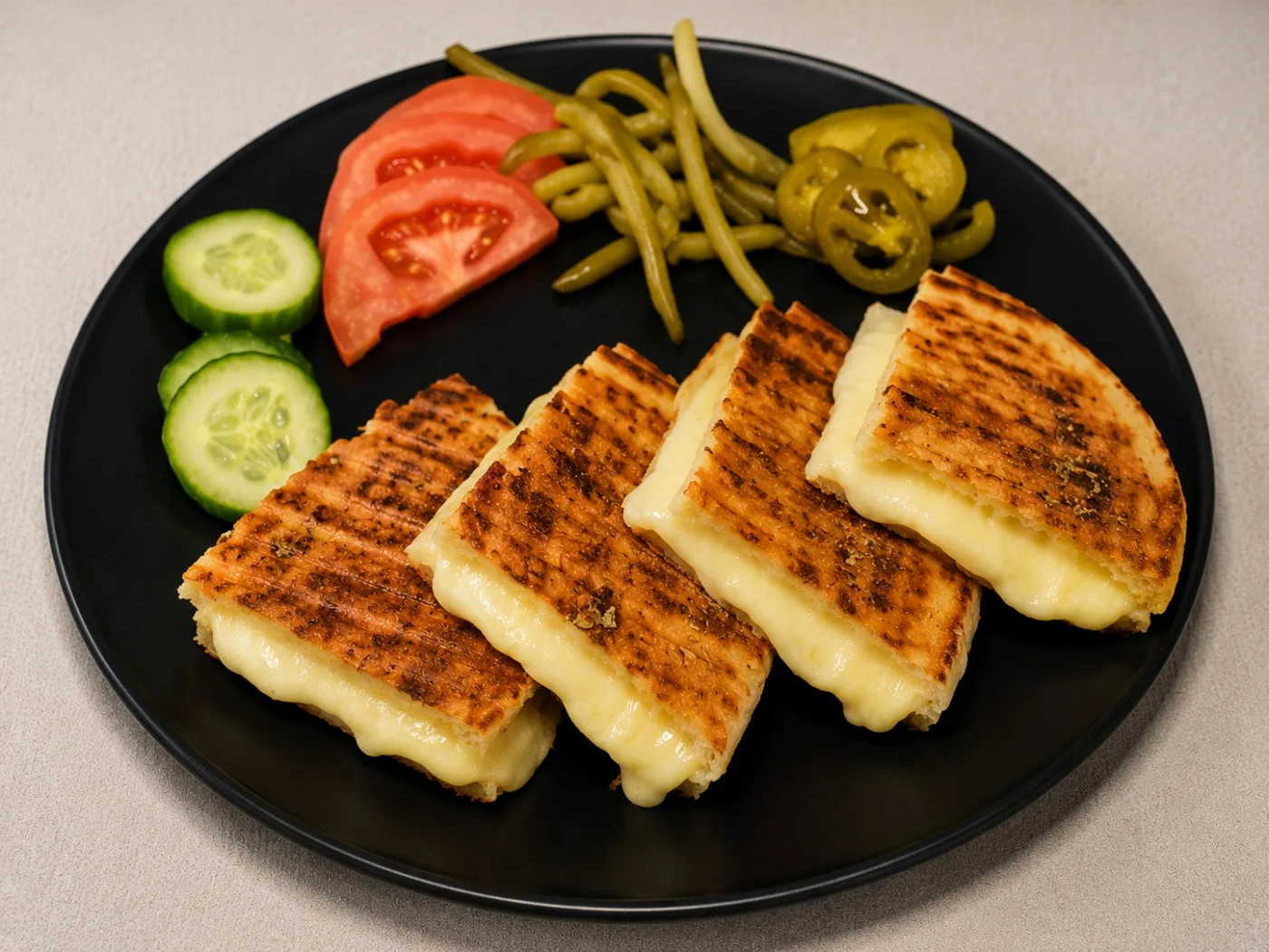 Kaşarlı Bazlama Tost